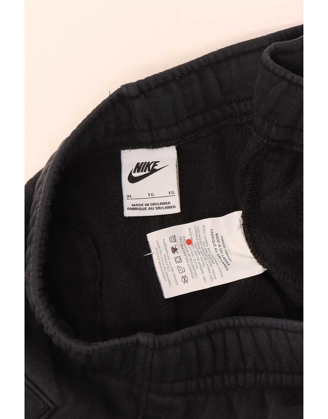 Pantaloni de trening pentru bărbați Nike XL, bumbac negru