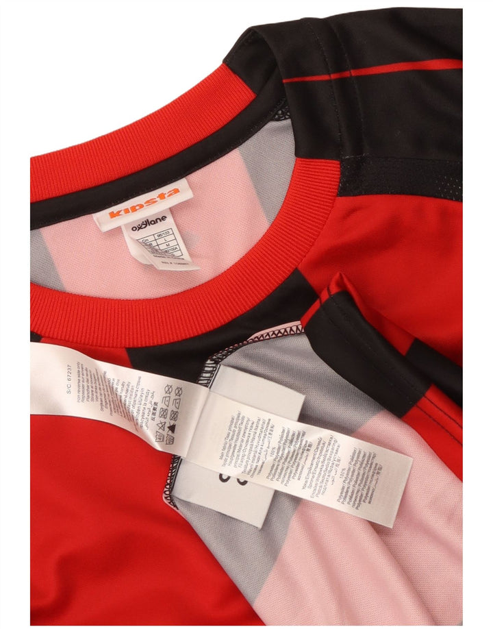 Tricou grafic KIPSTA pentru bărbați Top mare poliester cu dungi roșii