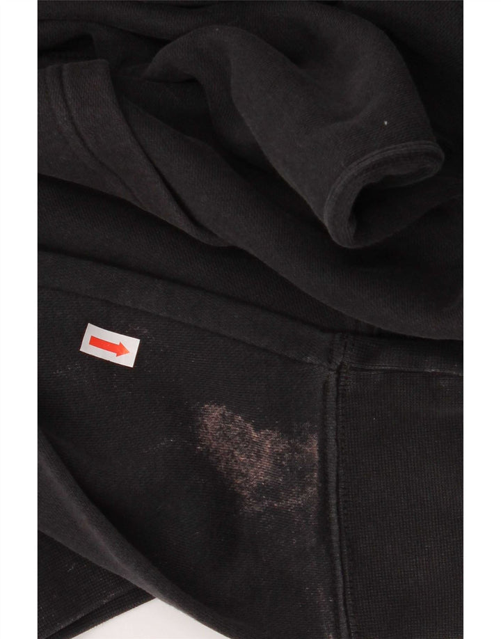 Pulover Nike pentru bărbați, bumbac mediu negru