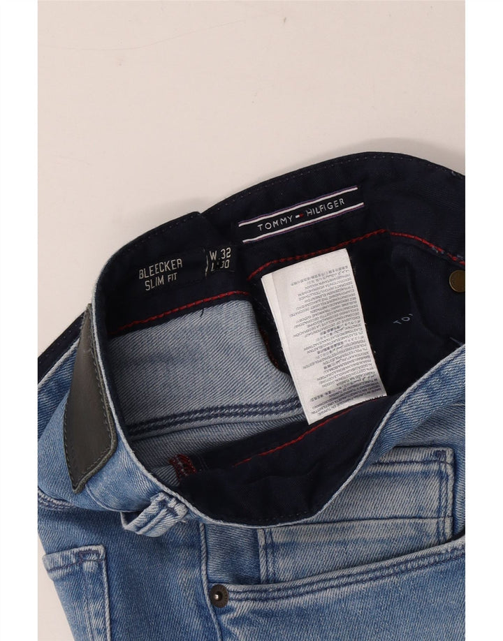Blugi pentru bărbați Tommy Hilfiger Bleecker Slim W32 L30 Bumbac albastru