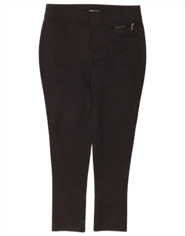 Dkny Pantaloni skinny casual pentru femei L30 L28 poliester cu carouri gri