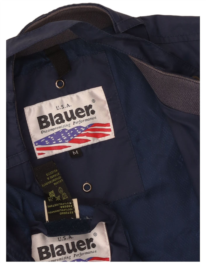 Blauer pentru femei Bomber Jacket UK 12 Medium Bleumarin Poliamidă