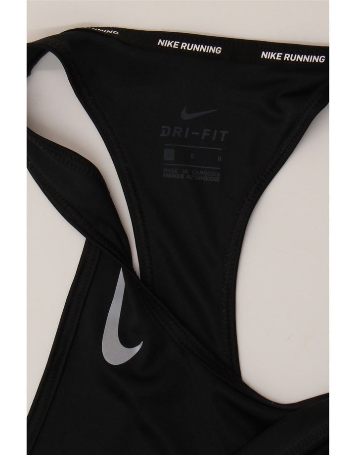 Top cu vestă Dri Fit NIKE pentru femei UK 14, mare, negru