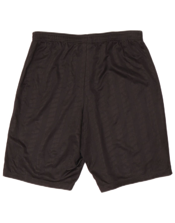 Pantaloni scurți sport Nike Dri Fit pentru bărbați, poliester cu dungi medii, negre