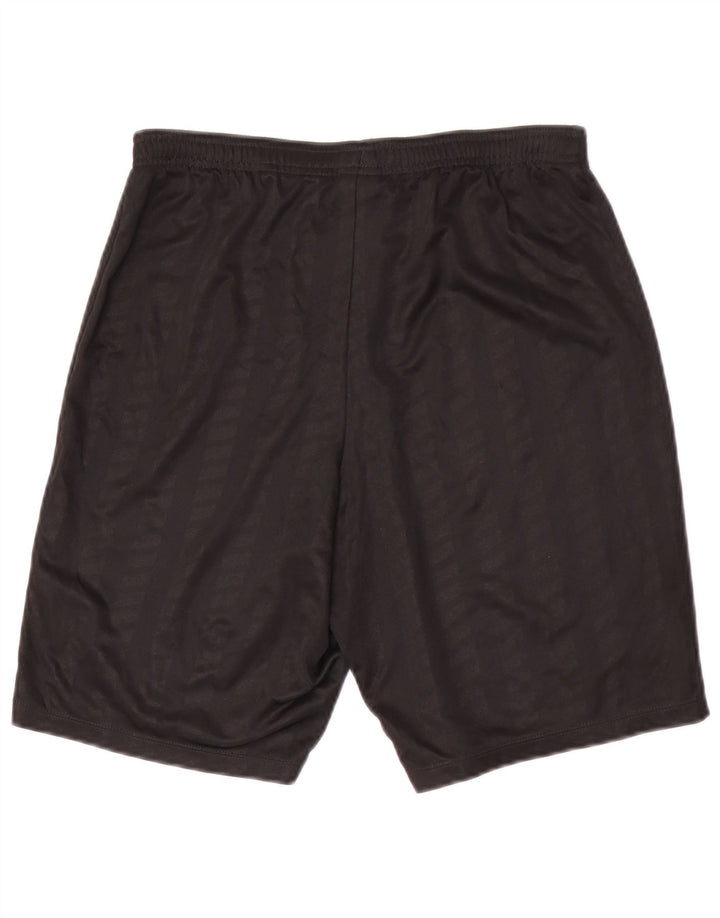 Pantaloni scurți sport Nike Dri Fit pentru bărbați, poliester cu dungi medii, negre