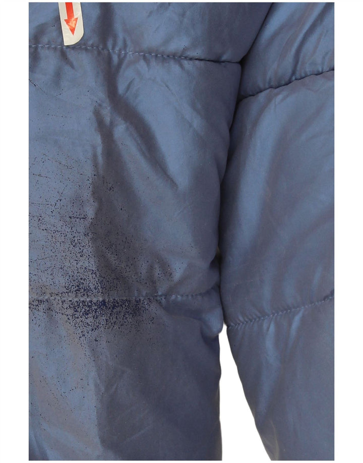 Jachetă căptușită cu glugă Levi's pentru fete 13-14 ani, albastru, poliester