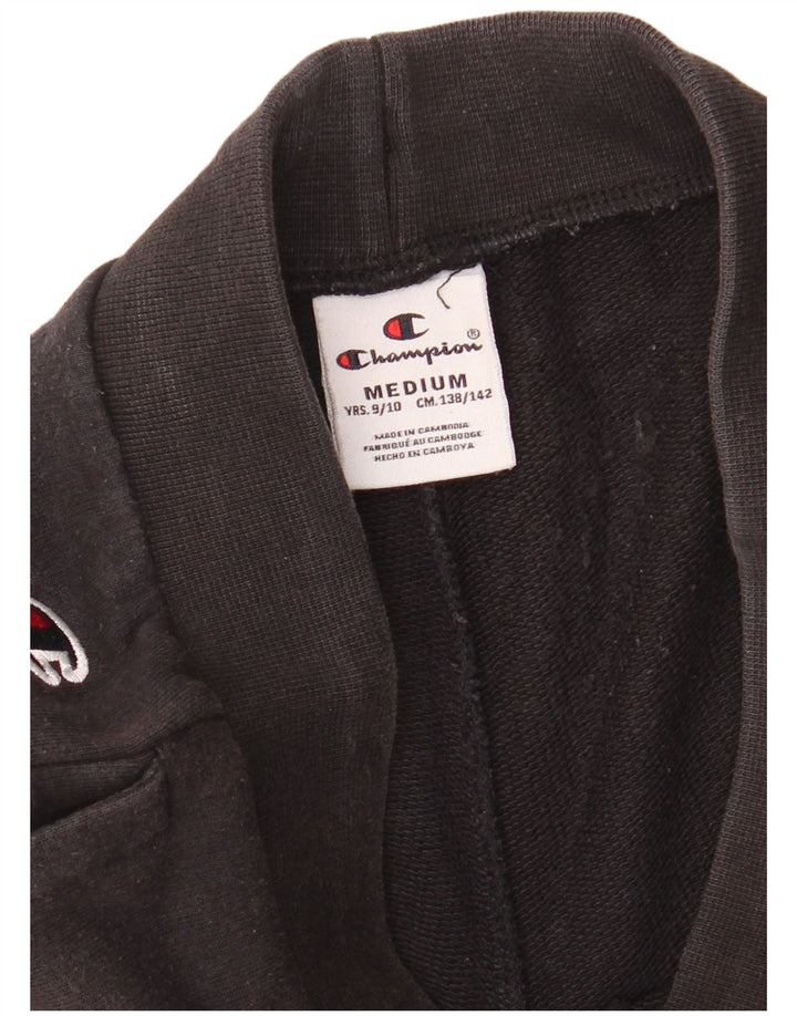 Pantaloni scurți sport grafic pentru băieți CHAMPION 9-10 ani negru