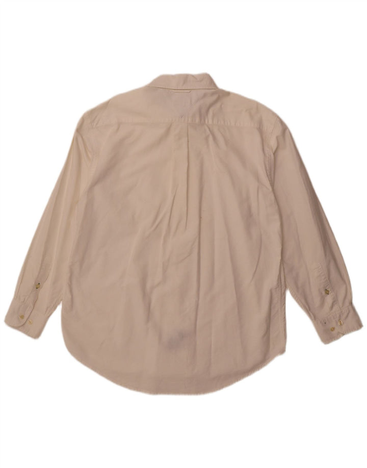 Cămașă pentru bărbați Tommy Hilfiger, mare din bumbac alb