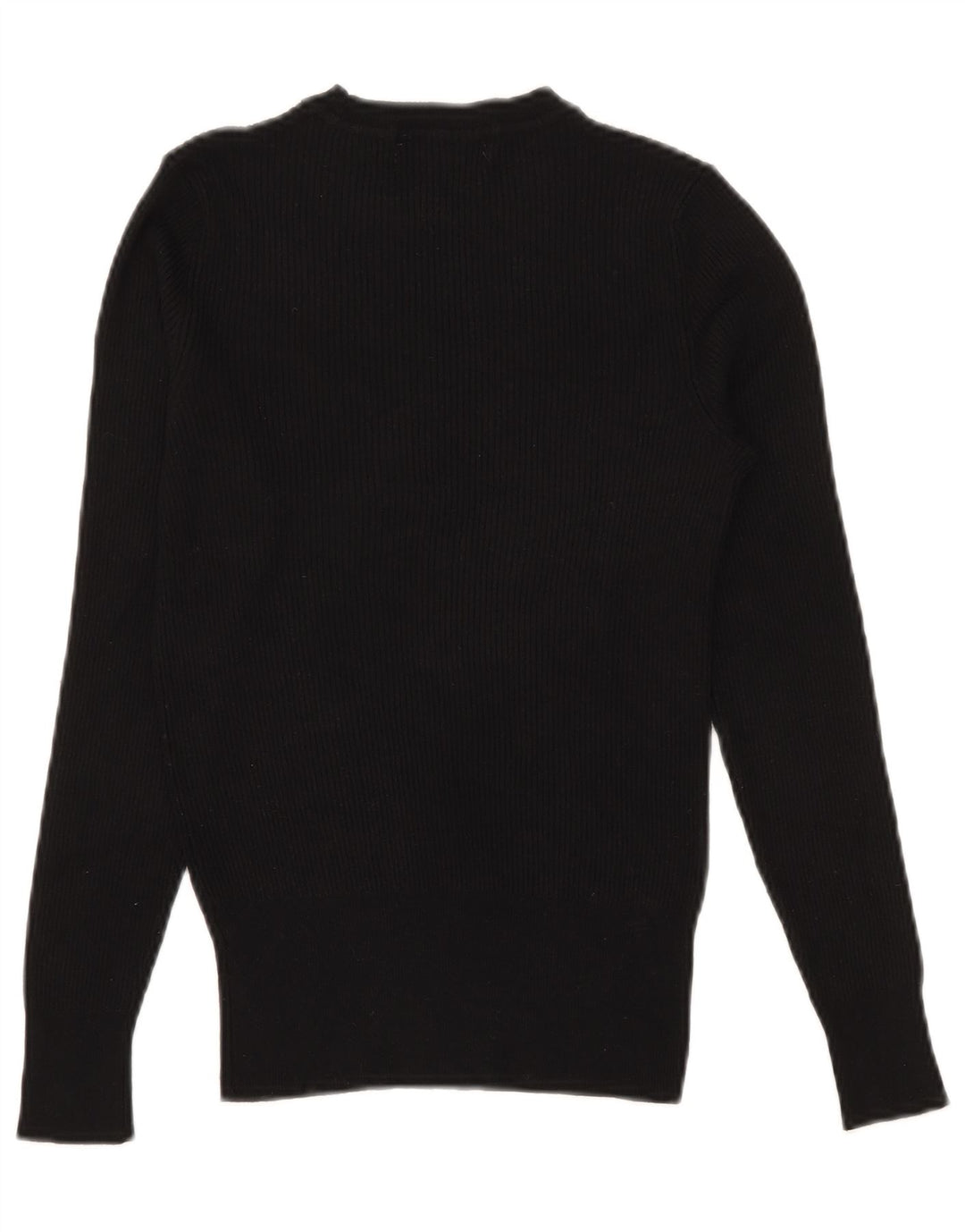 Pulover pentru femei Marks & Spencer cu decolteu triplu UK 10 Mic Negru
