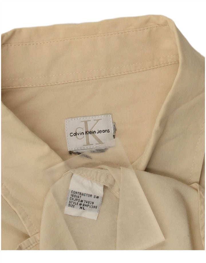 Cămașă pentru bărbați Calvin Klein Jeans XL Bej