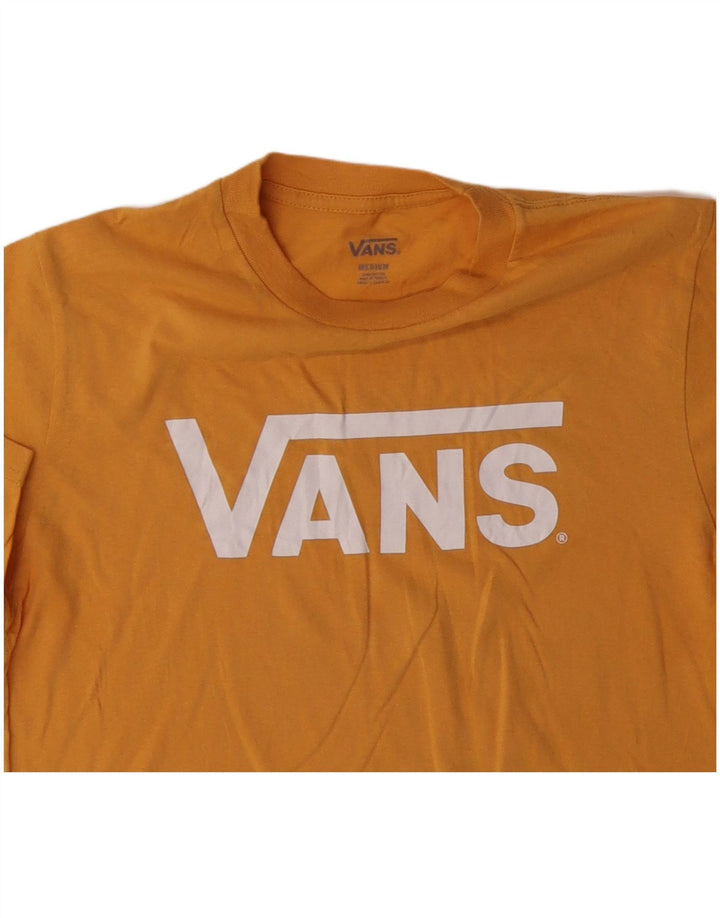 VANS Tricou grafic pentru femei Top UK 10 Small Yellow Bumbac