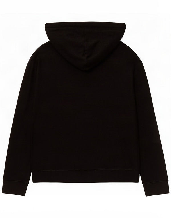Massimo Dutti Pulover cu glugă pentru femei UK 14 Medium Black Herringbone