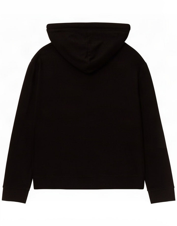 Massimo Dutti Pulover cu glugă pentru femei UK 14 Medium Black Herringbone