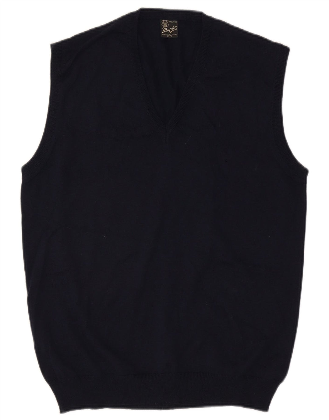 MAPIER Vest pentru bărbați Tank Top Lână Mediu Bleumarin