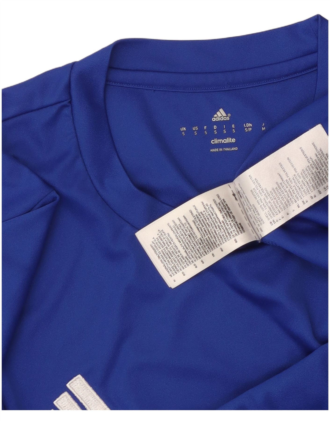 Tricou ADIDAS Climalite pentru bărbați Top mic, albastru, poliester