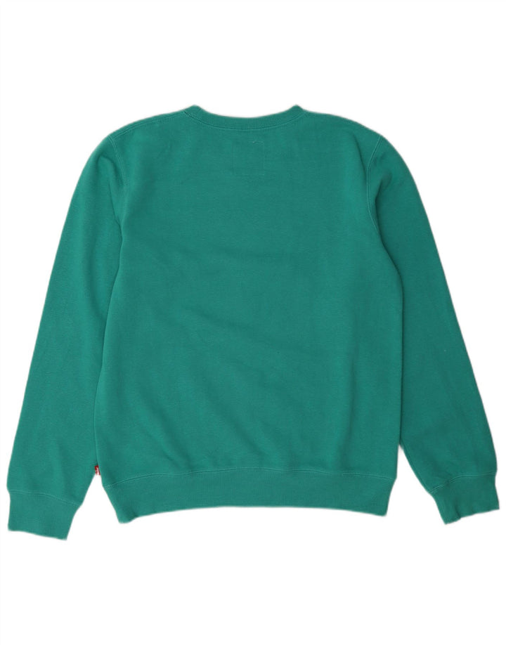 Pulover cu grafică Levi's pentru băieți, 15-16 ani, bumbac verde
