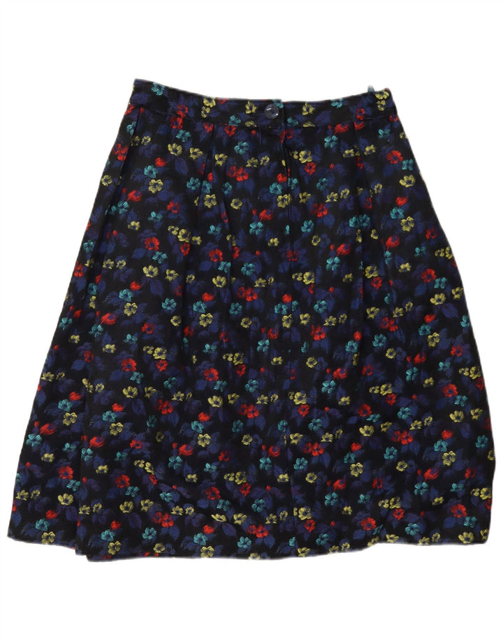 Fustă A-Line Femei Vintage W28 Medium Multicolor Floral