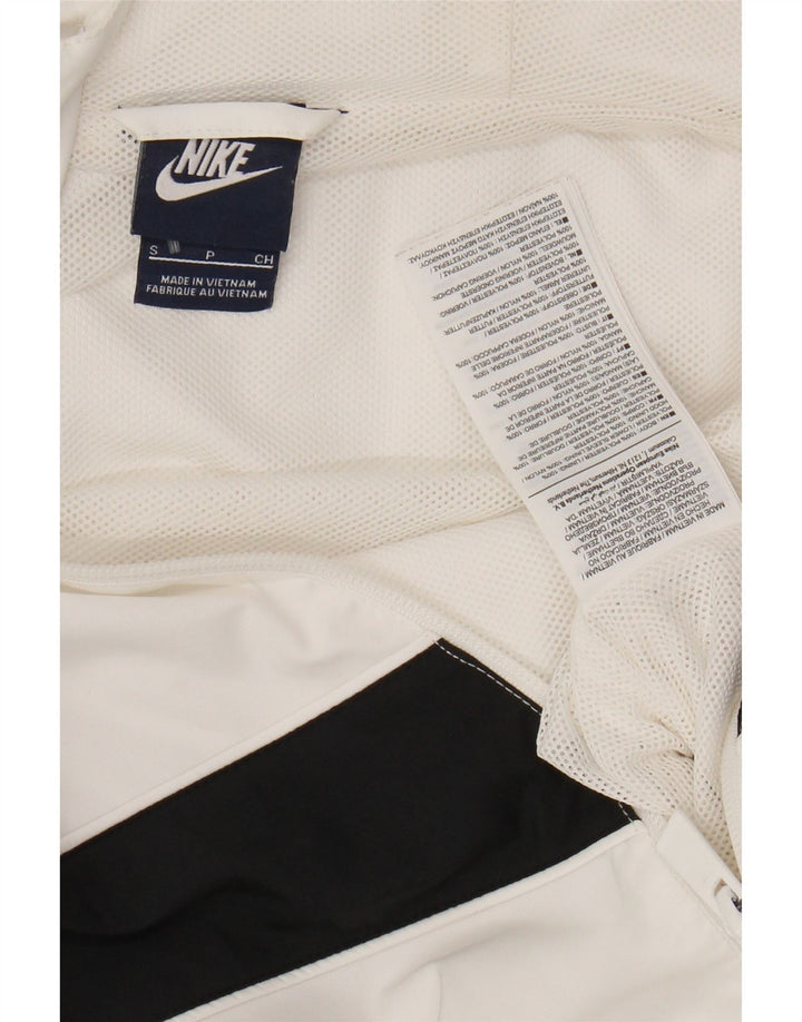 Jachetă bomber cu glugă pentru bărbați Nike UK 36, alb, poliester color bloc