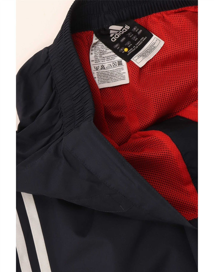Pantaloni de trening capri Adidas pentru bărbați, poliester mediu albastru