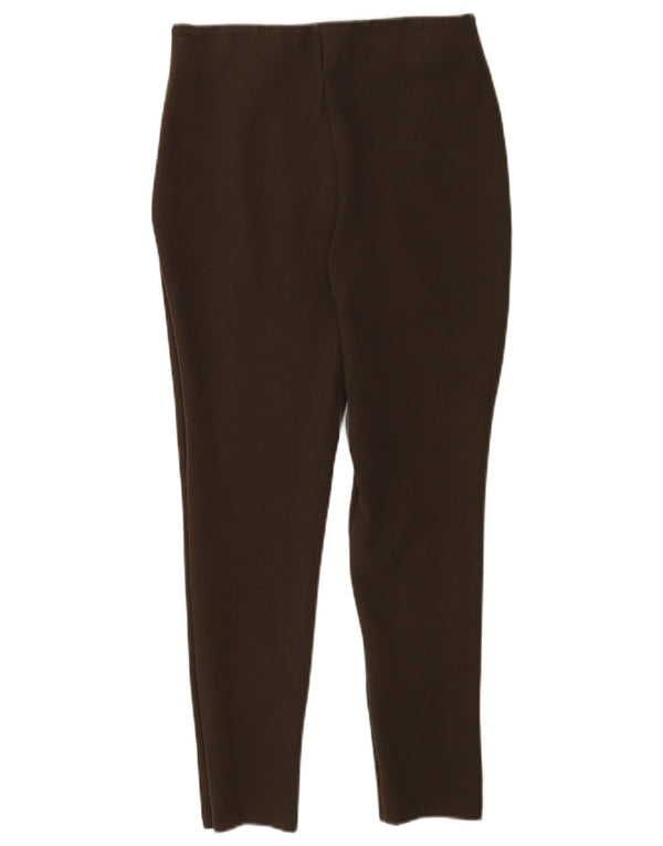 Leggings crop pentru femei Zara UK 14, largi, verde, viscoză
