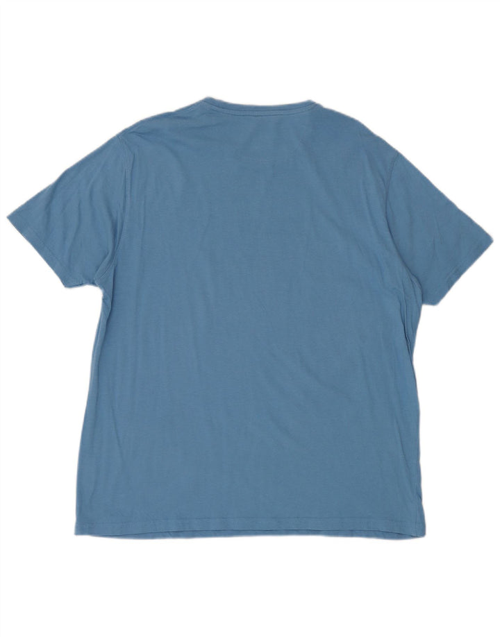 Tricou pentru bărbați James Pringle Top mare din bumbac albastru