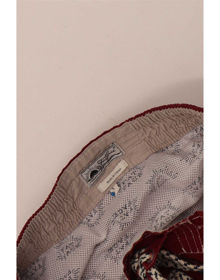 Pantaloni scurți de înot pentru bărbați Fat Face mari burgundă
