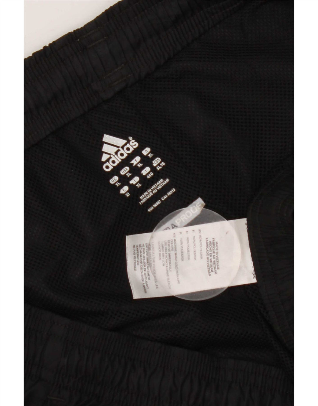 Pantaloni de trening Adidas Clima Proof pentru bărbați XL poliester negru