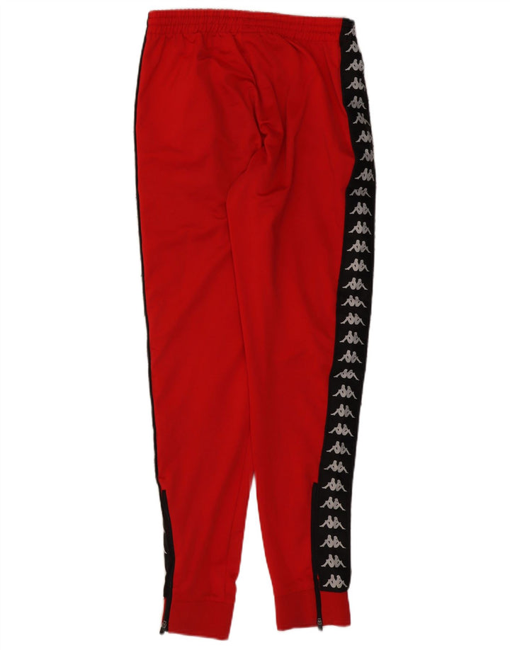 Pantaloni de trening cu grafică pentru bărbați Kappa Pantaloni de jogging, roșu mediu, bloc de culoare