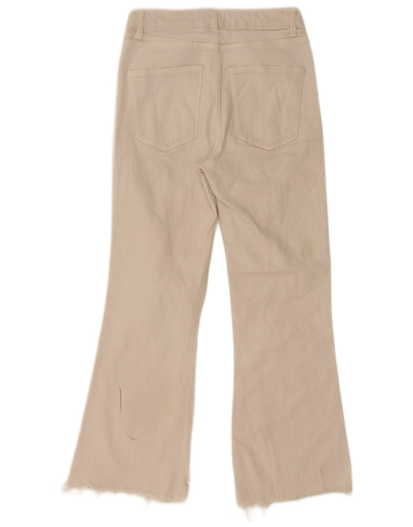 Blugi Zara Femei Bootcut EU 36 XS W26 L28 alb