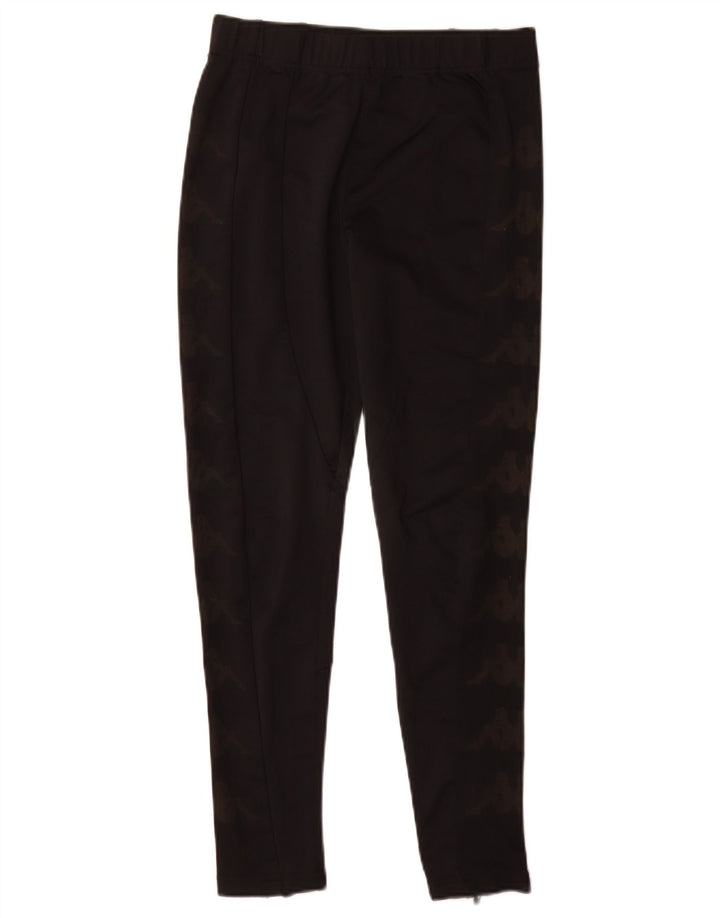 Leggings grafic Kappa pentru femei UK 10 Small Black