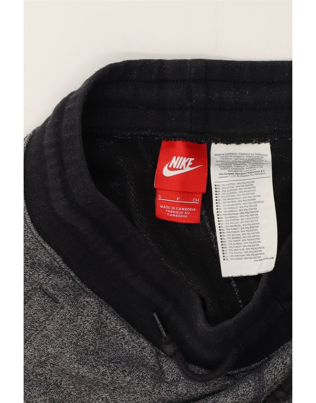 Pantaloni scurti sport NIKE pentru bărbați, bumbac cu pete gri mici