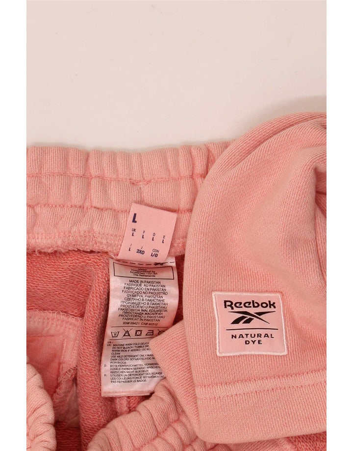 Pantaloni scurti sport pentru bărbați Reebok, bumbac, roz, mari