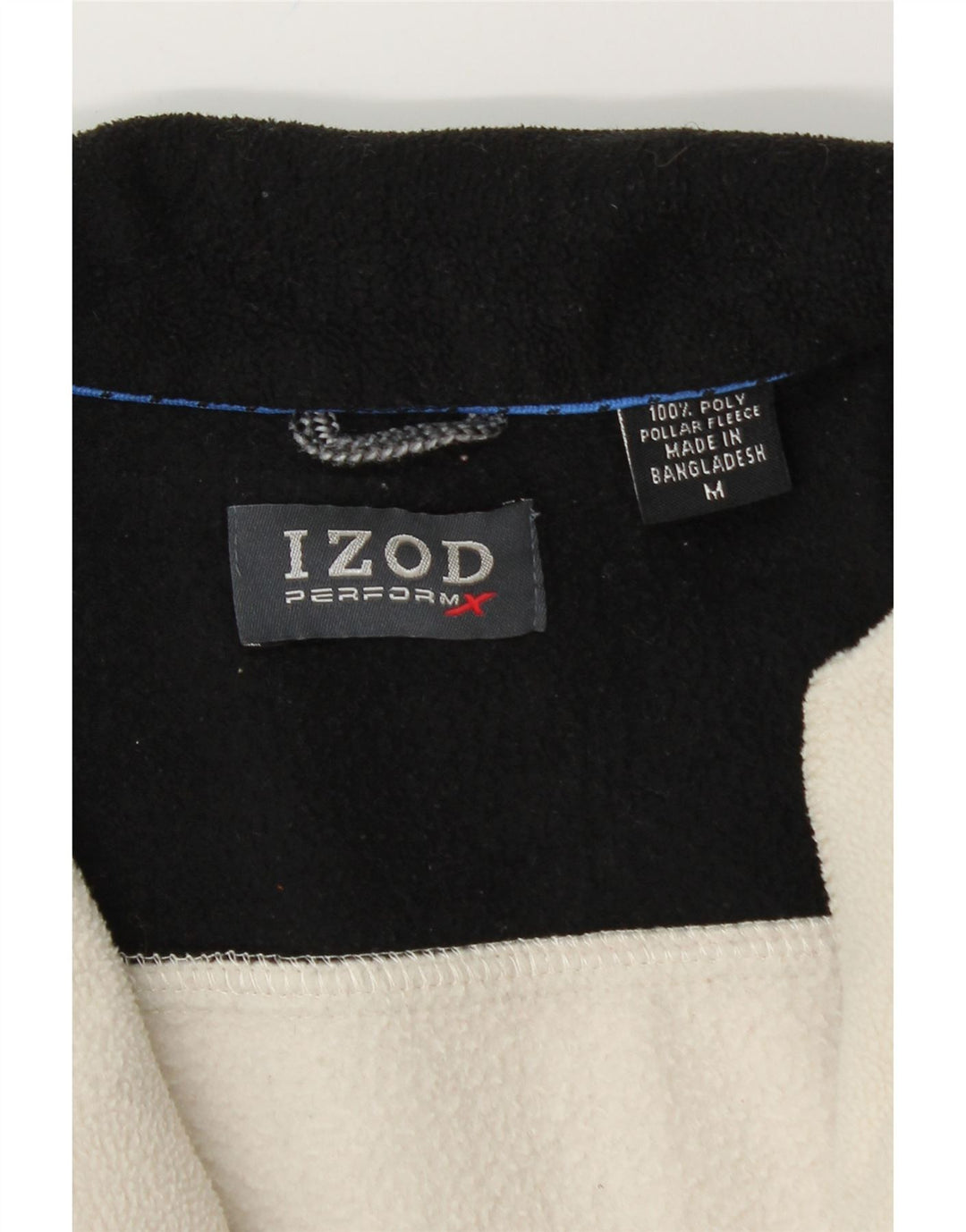 Jachetă polar pentru bărbați IZOD UK 38 Medium White Colorblock Poliester