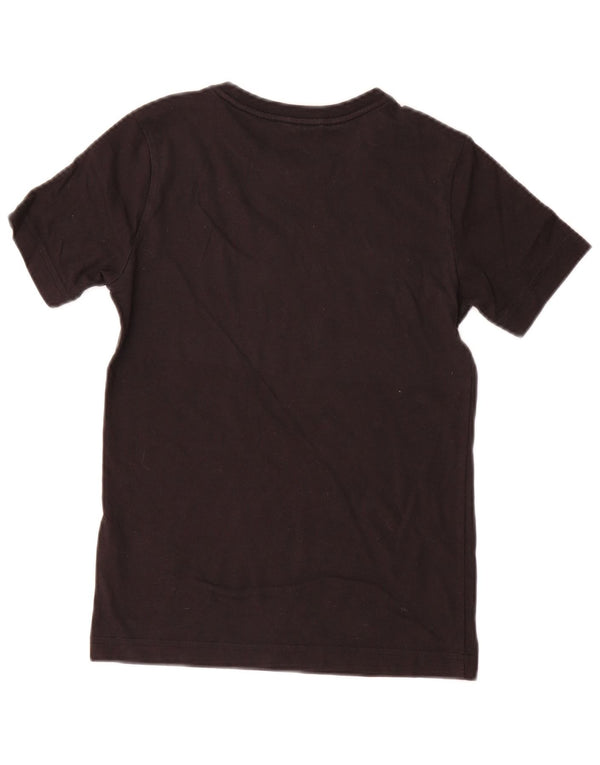 Tricou grafic Adidas pentru băieți Top 9-10 ani bumbac negru