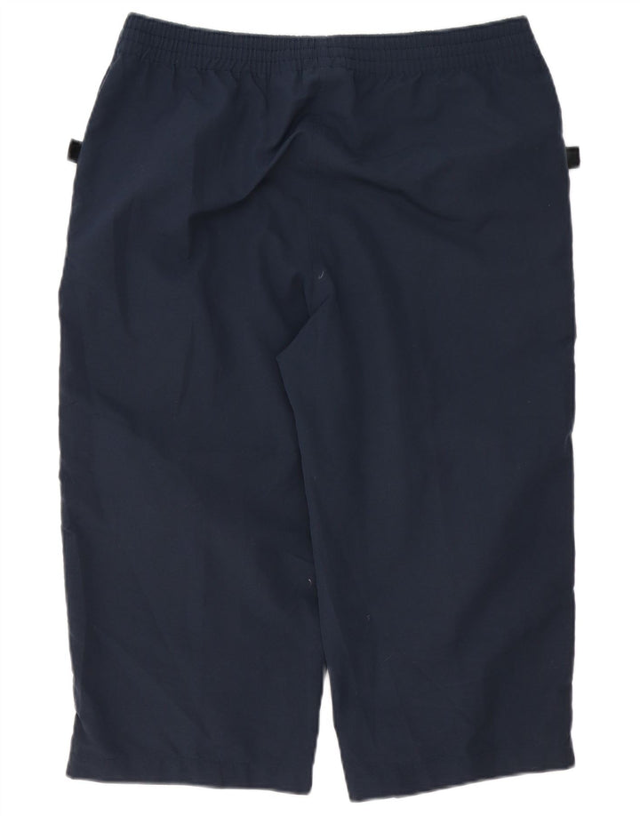 Pantaloni de trening Asics Capri pentru bărbați, poliester mediu bleumarin