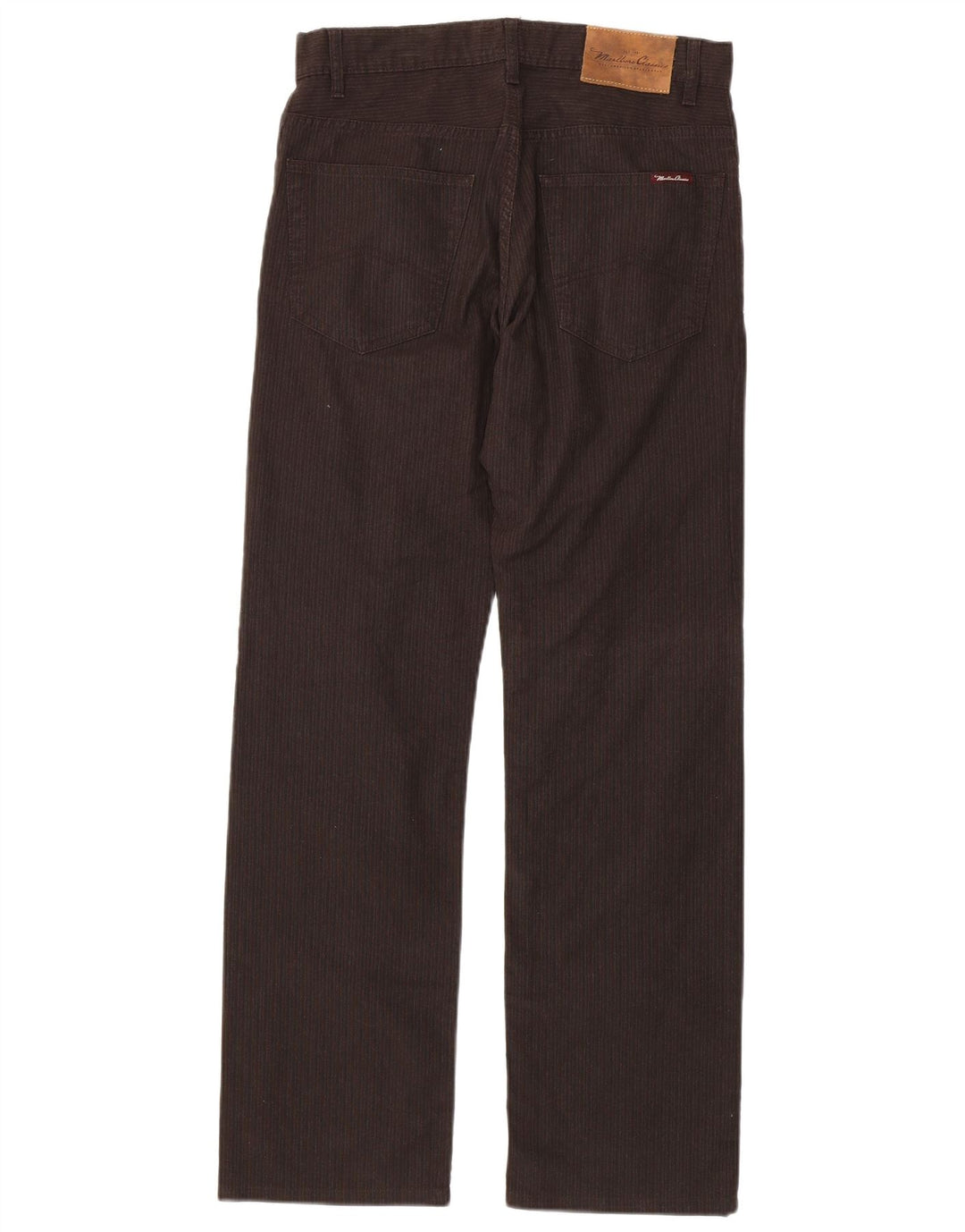 MARLBORO CLASSICS Pantaloni casual drepti pentru bărbați L30 L34 Bumbac maro