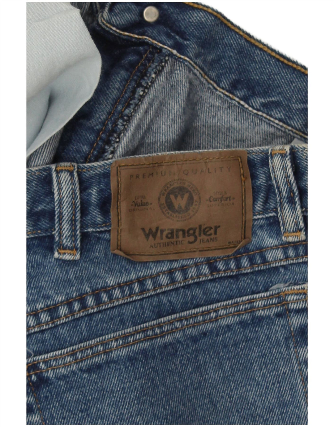 Pantaloni scurți din denim Wrangler W28 Medium Blue