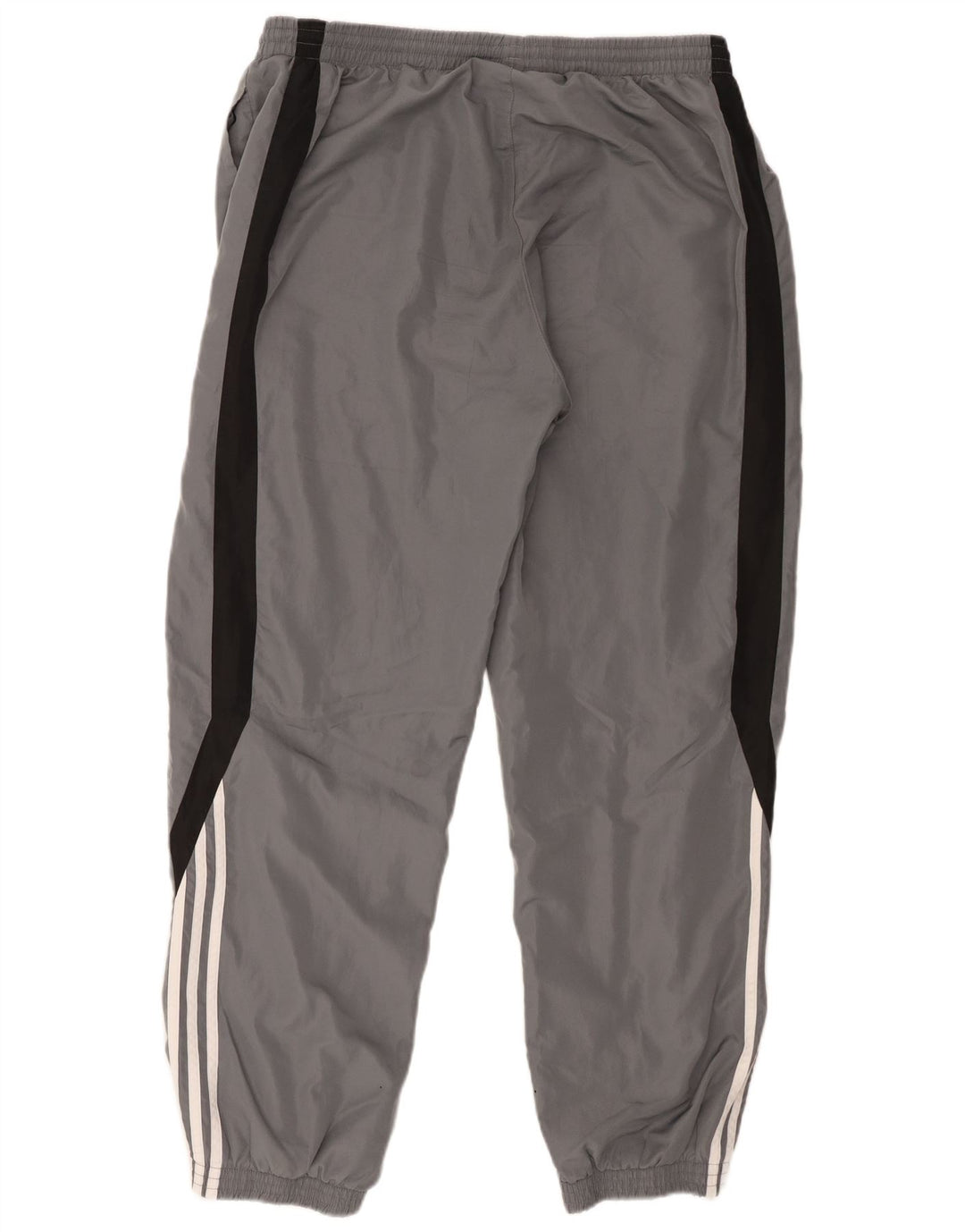 Adidas Mens Tracksuit Trousers Joggers XL Grey Colourblock Polyester