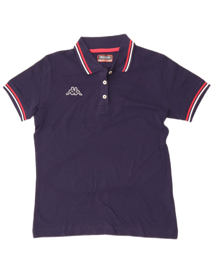 Tricou polo Kappa pentru femei UK 14 mare bleumarin