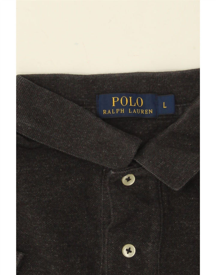 POLO RALPH LAUREN Tricou polo pentru bărbați, mare, gri