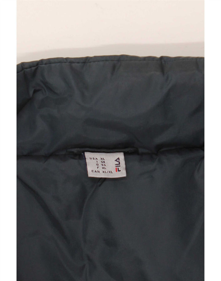 Jachetă căptușită pentru bărbați Fila IT 56 XL Bleumarin Colorblock