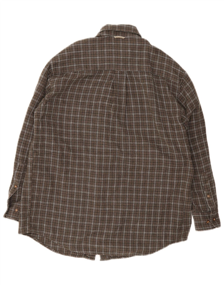 Cămașă pentru bărbați Timberland Flannel XS Khaki Check Bumbac