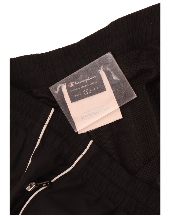 Pantaloni de trening pentru bărbați Champion Pantaloni de jogging Mari Poliester negru