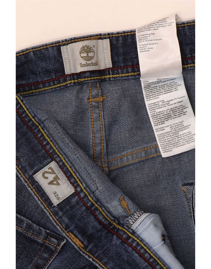 Blugi drepti pentru bărbați Timberland W42 L32 Bumbac albastru