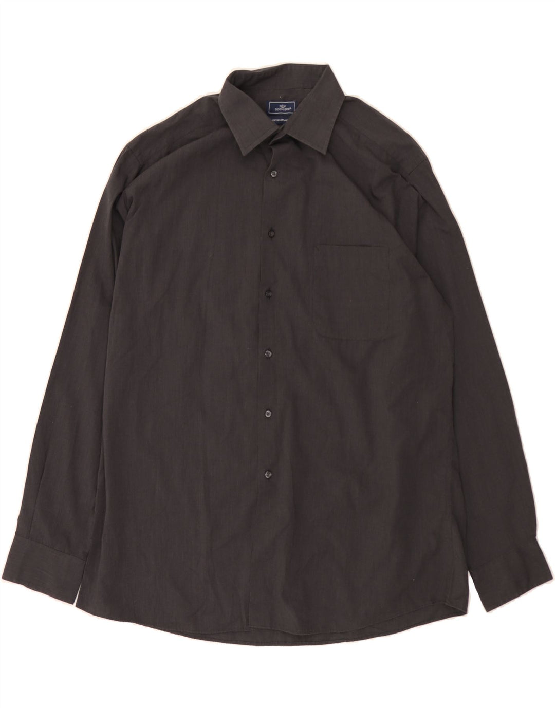 DOCKERS Mens Shirt Size 16/16 1/2 Large Grey Cotton Vintage Dockers and Second-Hand Dockers from Messina Hembry 