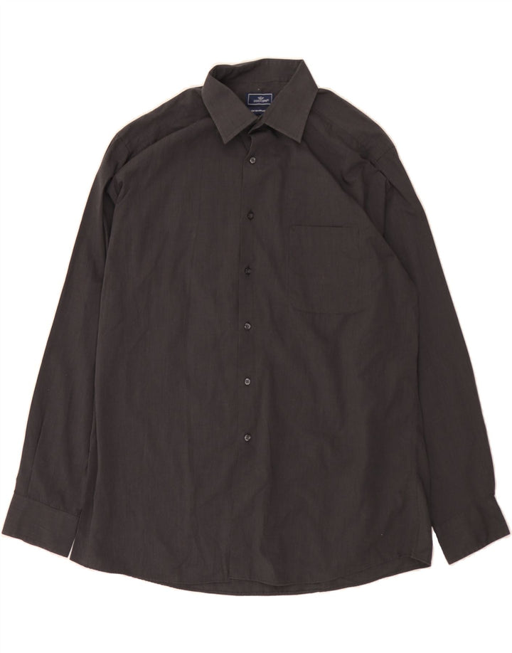 DOCKERS Mens Shirt Size 16/16 1/2 Large Grey Cotton Vintage Dockers and Second-Hand Dockers from Messina Hembry 