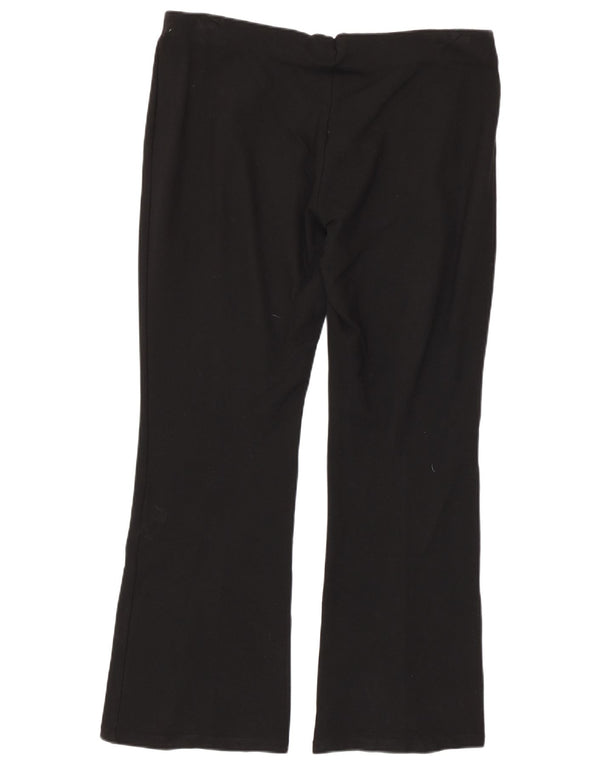Marks & Spencer Pantaloni casual Bootcut pentru femei UK 16 Large W34 L28 Negru