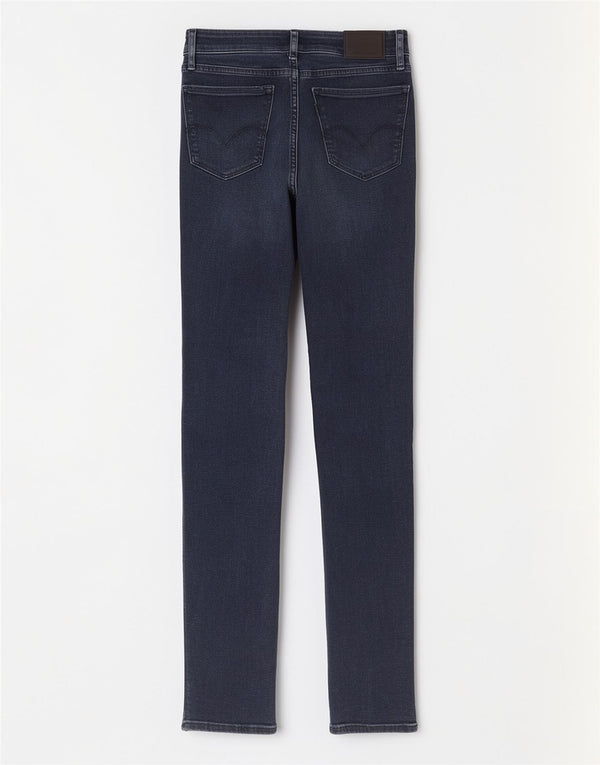Blugi Levi's 712 Slim pentru femei W26 L30 bumbac bleumarin