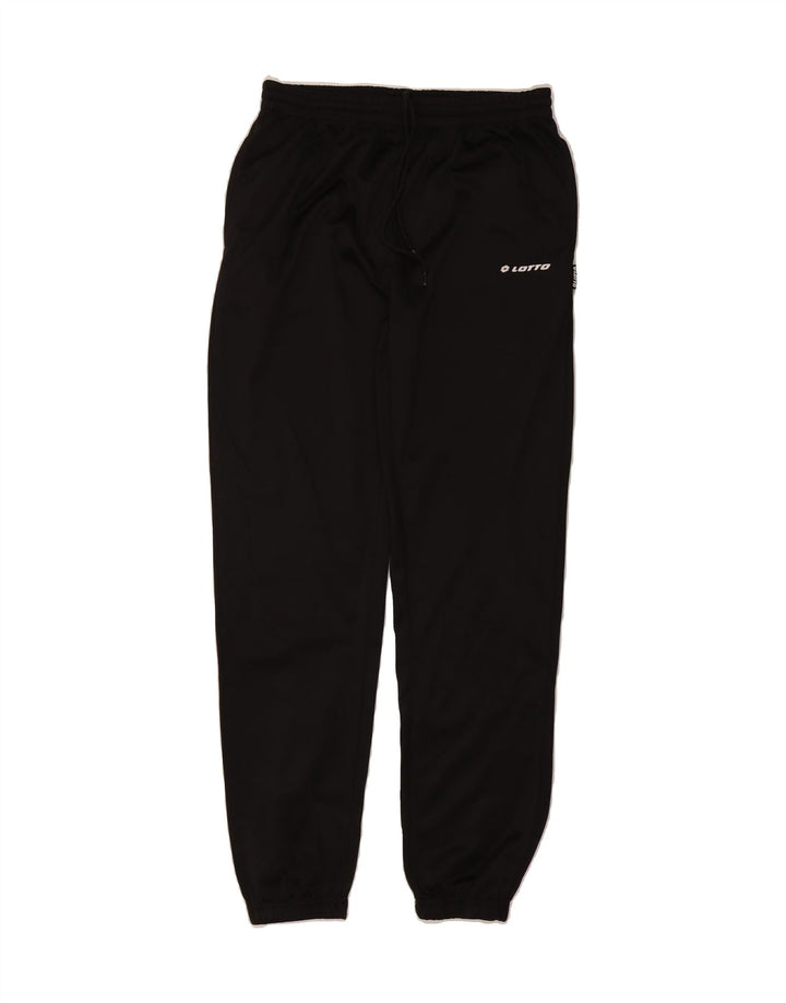 LOTTO Mens Tracksuit Trousers Joggers Medium  Black Vintage Lotto and Second-Hand Lotto from Messina Hembry 