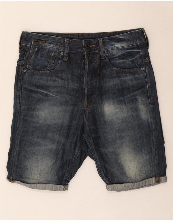 G-Star Pantaloni scurți din denim pentru bărbați W29 Small Blue Bumbac